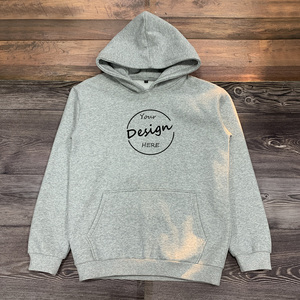 <span class=keywords><strong>Felpa</strong></span> con <span class=keywords><strong>Cappuccio</strong></span> <span class=keywords><strong>Grigia</strong></span> Personalizzata con Logo Ricamato, Pullover Oversize da <span class=keywords><strong>Uomo</strong></span> in Cotone, Manica Lunga - Product Image 4
