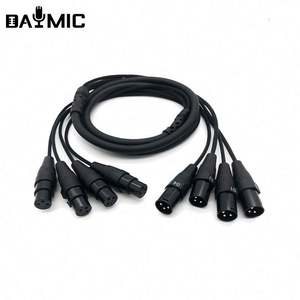 Factory OEM ODM 8 10 12 16 24 32 Channels Snake Cable <strong>5</strong> 10 15 20 30 35 Meter XlR Audio Signal Stage Wired Cables Hub Management - Product Image 2