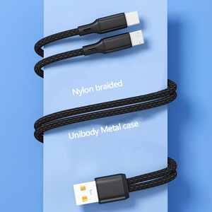 2-en-1 0,2 M Short <span class=keywords><strong>Y</strong></span> <span class=keywords><strong>Micro</strong></span> <span class=keywords><strong>USB</strong></span> C Tipo Smartphone Cable de carga Power Bank Cargador Cable para IOS <span class=keywords><strong>y</strong></span> uso de la computadora - Product Image 2