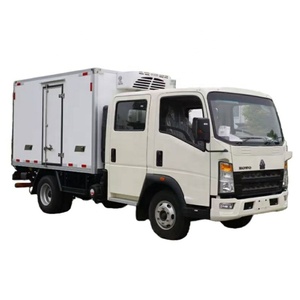 Prix d'usine Sinotruk Howo Camions frigorifiques 5 tonnes 7 tonnes 8 tonnes Prix <span class=keywords><strong>Camion</strong></span> <span class=keywords><strong>frigorifique</strong></span> 4x2 avec <span class=keywords><strong>hayon</strong></span> - Product Image 1