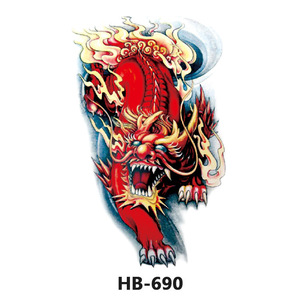 Tatuaje Temporal de Dragón de Alta Calidad con Diseños Tribales para Transferir al Agua, Adhesivo para Cuerpo y <span class=keywords><strong>Brazo</strong></span>, para Hombres y Mujeres - Product Image 5