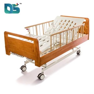 Cama Manual Plegable <span class=keywords><strong>Geriátrica</strong></span> Cómoda para Hospital y Hogar, Equipo de Rehabilitación Económico para Personas Mayores con Discapacidad - Product Image 1