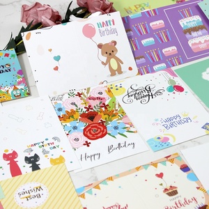 Cartes de vœux personnalisées imprimées en offset avec design Joyeux <span class=keywords><strong>Anniversaire</strong></span> et Nouvel <span class=keywords><strong>An</strong></span> 2024, avec enveloppe en kraft, carte de remerciement, style européen - Product Image 6