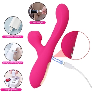 Consolador de succión para el clítoris, juguete sexual 3 <span class=keywords><strong>en</strong></span> 1 de <span class=keywords><strong>10</strong></span> frecuencias con vibración para el <span class=keywords><strong>punto</strong></span> G y el conejo - Product Image 5