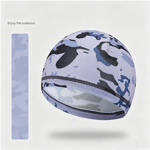 Topi Dalam Helm Bahan Sutra Es, Cepat Kering, Menyerap Keringat, untuk Bersepeda, Ski, dan Sepeda Motor - Product Image 5
