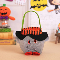 Sac fourre-tout citrouille sorcière Halloween pour enfants pour accessoires de déguisement de fête de bonbons de fête fournitures de fête décoratives