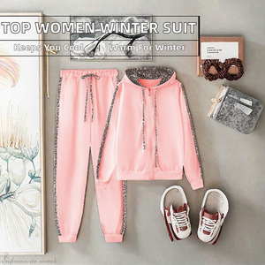 Kivotech 2026 Chándal Deportivo Personalizado para Mujer, Invierno, Antibacteriano, Transpirable, Hecho de Poliéster/Algodón - Product Image 2