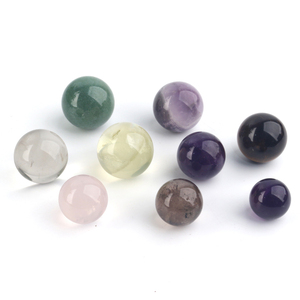 Chuse Vente en gros de mini sphères de cristal de quartz rose de haute qualité, boule d'améthyste - Product Image 1