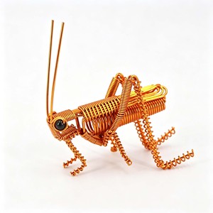 Figurine de sauteuse en fil d'aluminium faite à la main, sculpture artisanale en métal, modèle de sauteuse, ornement pour la décoration intérieure, cadeau pour enfants - Product Image 3