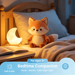 Peluche <span class=keywords><strong>Renard</strong></span> Chanteur Intelligent à Prix de Gros, Jouet Éducatif pour Tout-petits, Cadeau de Fêtes, Couleur Personnalisée, Logo Personnalisé, PP - Product Image 3