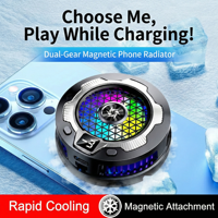 Support magnétique pour téléphone portable U-JIE-SL15 avec station de charge sans fil 3-en-1, suivi intelligent pour le gaming et anneau lumineux à hauteur réglable