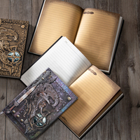 Carnet personnalisé Paladin de style européen vintage pour commandants, agenda professionnel, couverture en PU gaufrée, 100 feuilles, cadeau