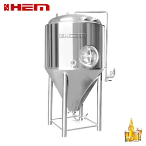 맥주 발효 장비를 위한 글리콜 재킷을 가진 스테인리스 1000L 2000L 3000L 맥주 원뿔 Fermenters/Fermentors