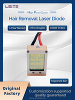 Pabrik VCSEL 808nm 1064nm 1200W 12 Chip Daya Tinggi Cahaya Seragam Stabil LT HPL Laser Diode Handpiece Super LED Termostabilitas Tinggi