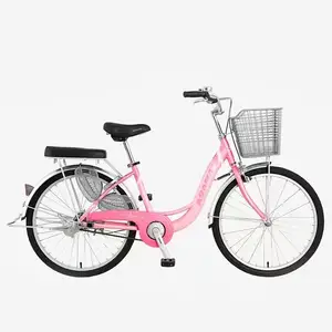 저렴한 숙녀 도시 자전거 여성용 24 26 인치 청소년 성인 도시 자전거 스틸 자전거 판매 도시 자전거 여성 자전거