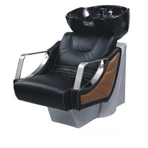 Kisen Offre Spéciale : Fauteuil de lavage capillaire avec bac à shampooing intégré, finition dorée, pour salons de beauté et instituts capillaires, avec service complet - Product Image 3