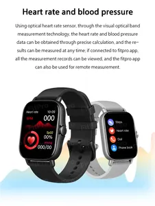 Bt Call Music Pulsera inteligente Rastreador de ritmo cardíaco Y13 Smartwatch Actualización Y13s 1,69 pulgadas Hd Pantalla táctil completa L21 Reloj inteligente