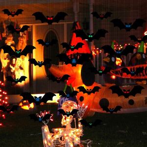 Halloween Decoration Bats Wall Decor Waterproof Spooky Window Decor Stickers Bat for Carnival Eve Party - Product Image 2