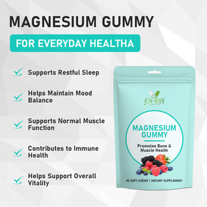 Gomitas de Magnesio ODM OEM con Magnesio y Sodio que Promueven la Salud Ósea y Muscular, un Sueño Reparador, el Equilibrio del Estado de Ánimo y la Función Inmunitaria y Muscular - Product Image 3