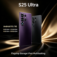 Smartphone S25 Ultra 5G 16 Go + 1 To Double SIM 108 MP Deca Core Android 14 Charge Rapide Livraison Gratuite