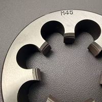 Set Tap dan Die Baja Paduan 9SiCr, Alat Pemotong Ulir Bulat untuk Mesin, Peralatan Pembuat Ulir Logam M45 M46 M47 M48 M50