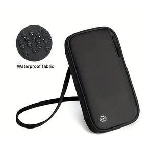 Housse de protection pour documents, <span class=keywords><strong>pochette</strong></span> à suspendre au cou, sac organisateur transversal pour <span class=keywords><strong>billets</strong></span> d'avion à l'étranger, sac à bandoulière, portefeuille de voyage, porte-cartes de passeport - Product Image 4