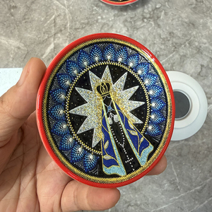 Aimant de <span class=keywords><strong>réfrigérateur</strong></span> en mélamine avec impression 3D en relief, aimant de <span class=keywords><strong>réfrigérateur</strong></span> souvenir touristique religieux de la Vierge Marie pour la décoration et les cadeaux - Product Image 4