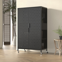 OEM petit réfrigérateur de bar à boissons armoire personnalisée porte motif étoile refroidisseur de boissons armoire de rangement en acier pour vin/bière