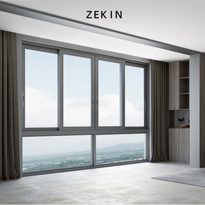 Ventana Corredera de Aluminio con Rotura de Puente Térmico, Doble Acristalamiento, Vidrio Templado, Eficiencia Energética AS2047 para Balcón, Suministro de Fábrica - Product Image 1