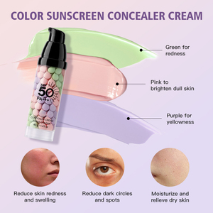 Base de Maquillaje Vegana al por Mayor, Crema Aislante Correctora de Tono Iluminadora, Prebase Facial de Larga Duración para Piel Suave, Logotipo Personalizado - Product Image 2