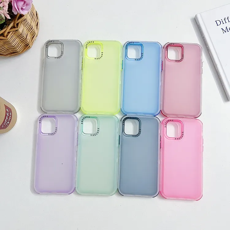Mengxuan Three-In-One Haut-Schale Handyetui für iPhone für Samsung für Xiaomi