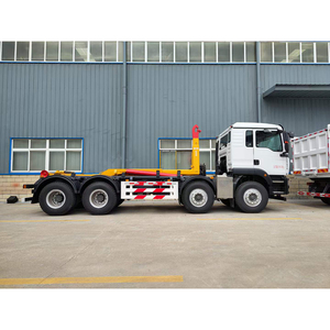 Camion benne à benne basculante Sino Howo 8x4 30 tonnes, diesel manuel, avec bras hydraulique, pour la collecte des déchets, à vendre - Product Image 3