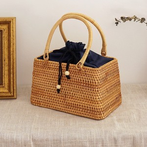 Bolsa Redonda de Palha para Praia 2026 - Atacado, Artesanal, Rattan de Bali, Bambu, Estilo Sling - Product Image 2