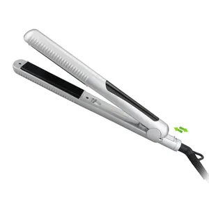 Infrared Hair Straightener for all Hair Type 2 in1 Professional Hair Salon Flat Iron 2 Inches Wide Ceramic Heat Plate