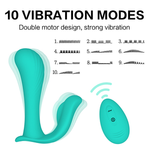 Vibrador de Doble Cabezal con Control Remoto, Vibrador de Bragas con Control Remoto, Resistente al Agua IPX7, Recargable por USB para Mujeres - Product Image 5