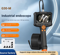 Endoscope industriel transfrontalier le plus vendu, caméra d'inspection de tuyaux haute définition avec écran intégré, portable et maniable