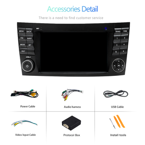 Radio con CarPlay y Android Auto para Mercedes W211 W219 2002-2009, CarPlay y Android Auto Inalámbricos. <span class=keywords><strong>YouTube</strong></span> Integrado. Conexión Plug & Play. - Product Image 6