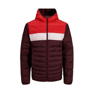BENEFIT ENTERPRISES Casual Cotton Filled Nylon Polyester Lightweight Hooded Windproof Breathable Puffer Jacket Full Zip Custom - Product Image 1