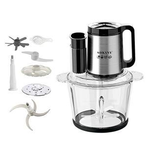 Máquina <span class=keywords><strong>de</strong></span> Alimentos <span class=keywords><strong>Sokany</strong></span> 6 en 1 <span class=keywords><strong>de</strong></span> 3L con Pantalla LCD, <span class=keywords><strong>Picadora</strong></span> <span class=keywords><strong>de</strong></span> <span class=keywords><strong>Carne</strong></span>, Trituradora <span class=keywords><strong>de</strong></span> Fufu, Licuadora Portátil Multifuncional, Molinillo Eléctrico <span class=keywords><strong>de</strong></span> <span class=keywords><strong>Carne</strong></span> - Product Image 4