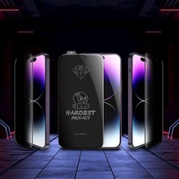 Protection d'écran de confidentialité pour iPhone 17 Pro Max en verre trempé – Anti-espion, protection des yeux, anti-rayures, couverture intégrale