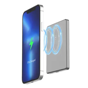 10000mAh Portable Ultra Slim Type C Magnetic Power Bank With LED Display 20W Fast Charge Aluminum Alloy Power Banks For Phone
