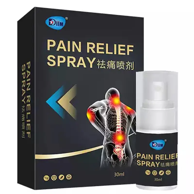 Groothandel Pijnstilling Spray Artritis Spierverstuiking Knie Taille Pijn Rug Schouder Kruiden Pijnstilling Spray