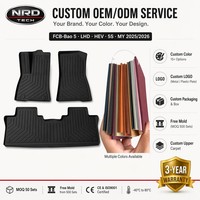 Karpet Mobil TPE OEM Grosir untuk Fang Cheng Bao Leopard 5 Bao 5 HEV 2025-2026 LHD 5 Kursi Custom Fit Anti Slip Liner
