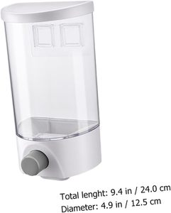 Wall Mounted ABS <b>Plastic</b> Cereal Dispenser Coffee <b>Kitchen</b> Washing Powder Dispenser Office Children's Style Spice Use OEM Design - Product Image 2
