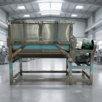 Mélangeur de poudre alimentaire haute capacité en acier inoxydable, mélangeur à ruban, mélangeur de poudre sèche, machine à mélanger, mélangeur de poudre à lessiver