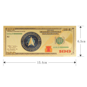 Free Shipping United States Card 24K Gold Foil Plated <strong>Banknote</strong> with Custom Design - Product Image 4