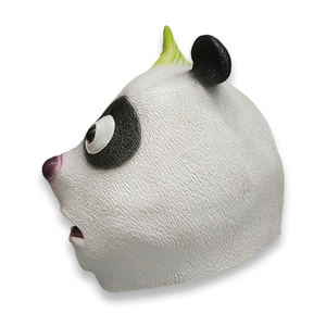 หน้ากากยางแพนด้าน่ารักสำหรับผู้ใหญ่,หน้ากากสัตว์หน้ากากฮาโลวีนหายใจได้หน้ากากคอสเพลย์หน้ากากปาร์ตี้ - Product Image 4