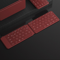Teclado Plegable Inteligente Ultra Delgado Inalámbrico Recargable Portátil con Panel Táctil para PC, Tablet y Laptop