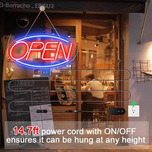 LED neon OPEN shop <b>sign</b> commercial bar hotel luminous hanging indicator decorative ambient light luminous letters 5V customized - Product Image 4