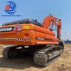 Excavadora de cadenas Doosan DX380LC usada, equipo pesado de 38 toneladas, motor modelo 2022, capacidad de cazo de 1.4-1.9M, potencia de 202KW - Product Image 1